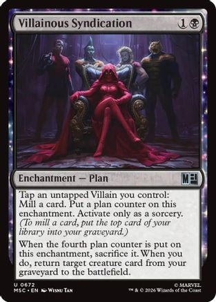 Villainous Syndication  [Commander: Marvel Super Heroes] Foil