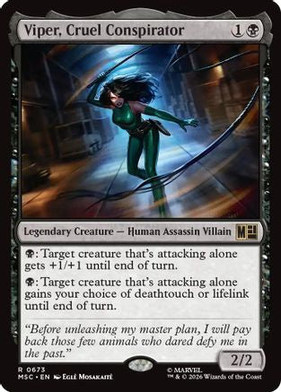 Viper, Cruel Conspirator  [Commander: Marvel Super Heroes]