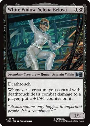 White Widow, Yelena Belova  [Commander: Marvel Super Heroes] Foil