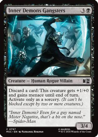 Inner Demons Gangsters  [Commander: Marvel Super Heroes] Foil