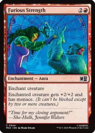 Furious Strength  [Commander: Marvel Super Heroes]