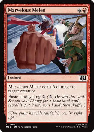Marvelous Melee  [Commander: Marvel Super Heroes]