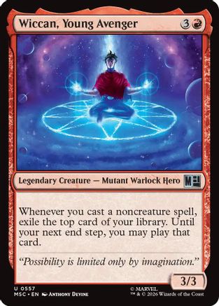 Wiccan, Young Avenger  [Commander: Marvel Super Heroes] Foil