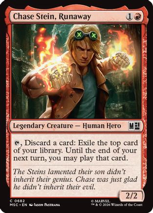 Chase Stein, Runaway  [Commander: Marvel Super Heroes] Foil