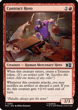 Contract Hero  [Commander: Marvel Super Heroes]