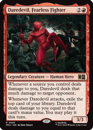 Daredevil, Fearless Fighter  [Commander: Marvel Super Heroes]