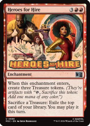 Heroes for Hire  [Commander: Marvel Super Heroes] Foil