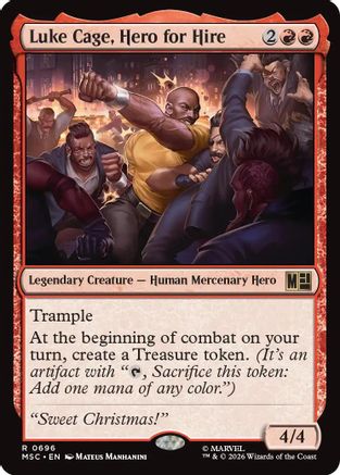 Luke Cage, Hero for Hire  [Commander: Marvel Super Heroes] Foil