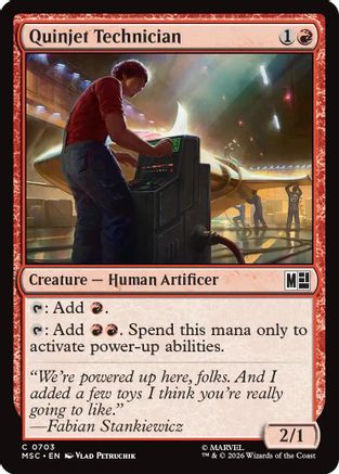 Quinjet Technician  [Commander: Marvel Super Heroes] Foil