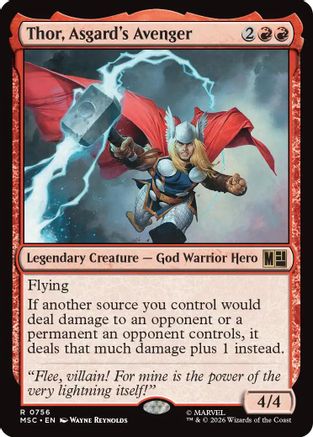 Thor, Asgard's Avenger  [Commander: Marvel Super Heroes] Foil
