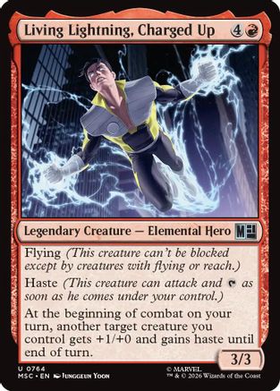 Living Lightning, Charged Up  [Commander: Marvel Super Heroes]