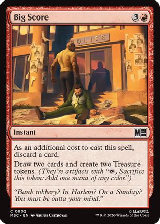 Big Score  [Commander: Marvel Super Heroes] Foil
