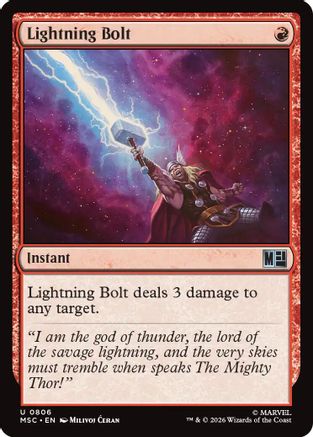 Lightning Bolt  [Commander: Marvel Super Heroes] Foil