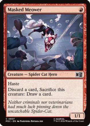 Masked Meower  [Commander: Marvel Super Heroes] Foil