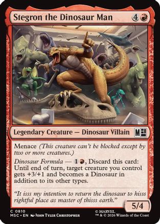 Stegron the Dinosaur Man  [Commander: Marvel Super Heroes]