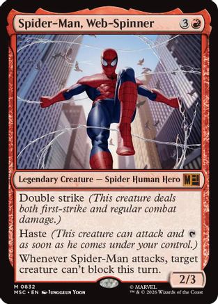 Spider-Man, Web-Spinner  [Commander: Marvel Super Heroes] Foil