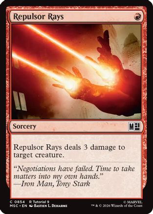 Repulsor Rays  [Commander: Marvel Super Heroes]