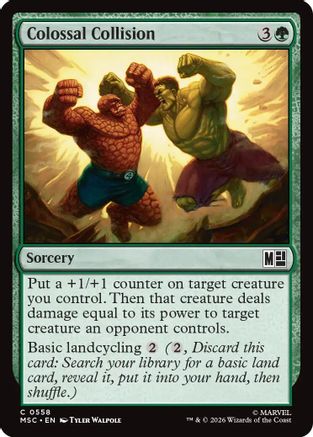 Colossal Collision  [Commander: Marvel Super Heroes] Foil