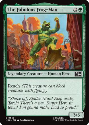 The Fabulous Frog-Man  [Commander: Marvel Super Heroes]