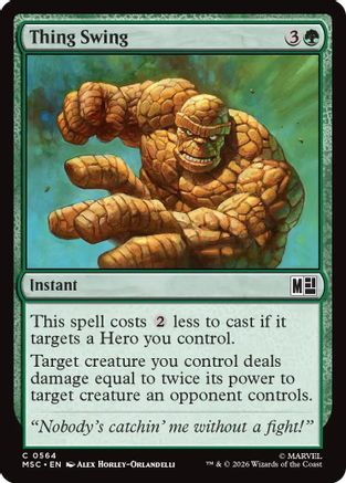 Thing Swing  [Commander: Marvel Super Heroes]