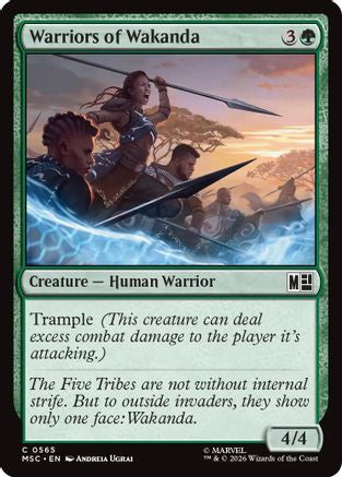 Warriors of Wakanda  [Commander: Marvel Super Heroes] Foil