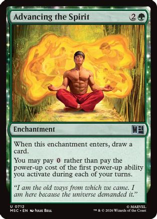 Advancing the Spirit  [Commander: Marvel Super Heroes] Foil