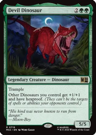 Devil Dinosaur  [Commander: Marvel Super Heroes] Foil