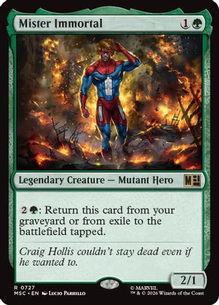 Mister Immortal  [Commander: Marvel Super Heroes]