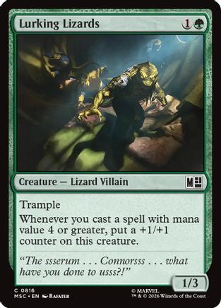 Lurking Lizards  [Commander: Marvel Super Heroes] Foil