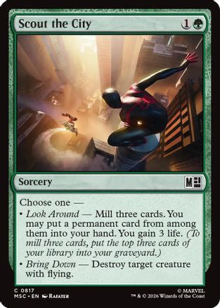 Scout the City  [Commander: Marvel Super Heroes] Foil