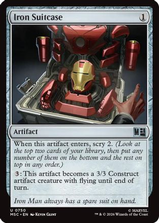 Iron Suitcase  [Commander: Marvel Super Heroes] Foil