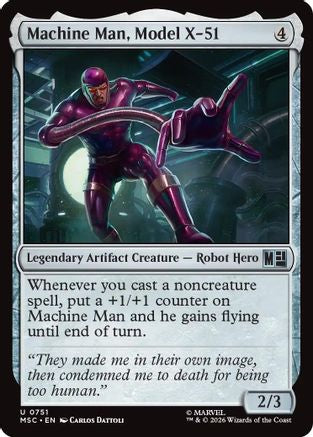 Machine Man, Model X-51  [Commander: Marvel Super Heroes] Foil