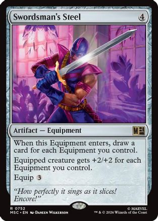 Swordsman's Steel  [Commander: Marvel Super Heroes]