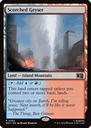 Scorched Geyser  [Commander: Marvel Super Heroes]
