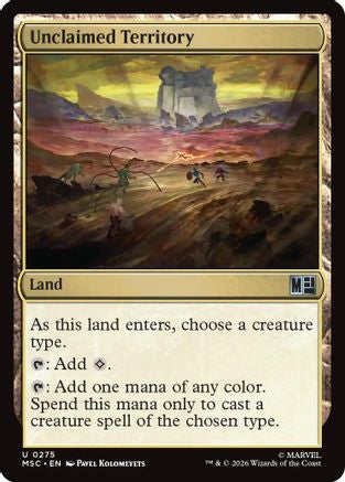 Unclaimed Territory  [Commander: Marvel Super Heroes]