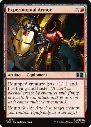 Experimental Armor  [Commander: Marvel Super Heroes] Foil