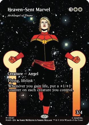Heaven-Sent Marvel - Archangel of Thune (Borderless)  [Marvel Universe Eternal-Legal]