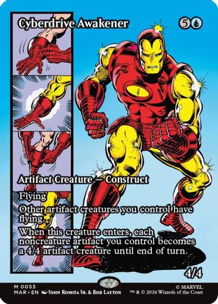 Cyberdrive Awakener (Borderless)  [Marvel Universe Eternal-Legal] Foil