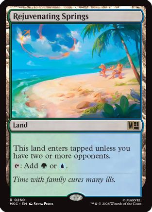 Rejuvenating Springs (Surge Foil)  [Commander: Marvel Super Heroes] Foil