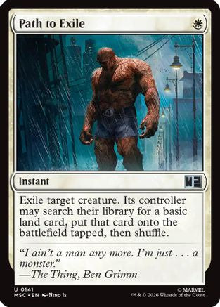 Path to Exile (Surge Foil)  [Commander: Marvel Super Heroes] Foil
