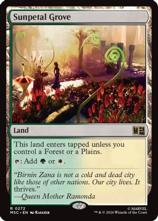Sunpetal Grove  [Commander: Marvel Super Heroes]