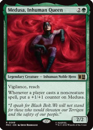 Medusa, Inhuman Queen  [Commander: Marvel Super Heroes]