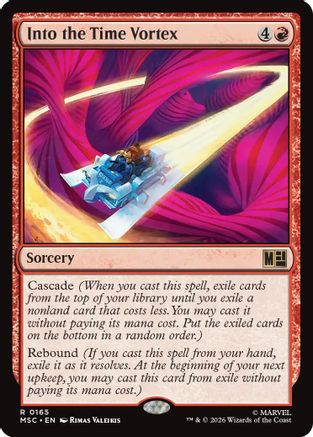 Into the Time Vortex  [Commander: Marvel Super Heroes]