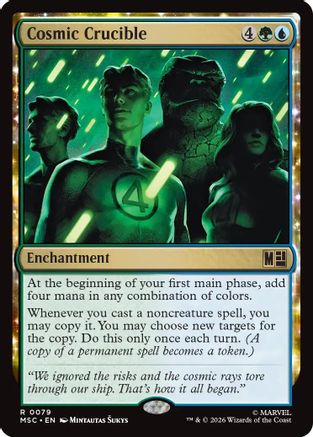Cosmic Crucible (Surge Foil)  [Commander: Marvel Super Heroes] Foil