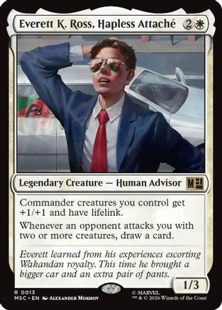 Everett K. Ross, Hapless Attache (Surge Foil)  [Commander: Marvel Super Heroes] Foil