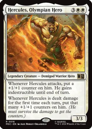 Hercules, Olympian Hero (Surge Foil)  [Commander: Marvel Super Heroes] Foil