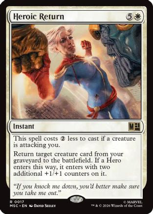 Heroic Return (Surge Foil)  [Commander: Marvel Super Heroes] Foil