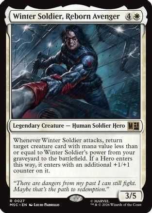 Winter Soldier, Reborn Avenger (Surge Foil)  [Commander: Marvel Super Heroes] Foil