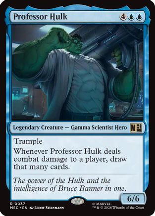 Professor Hulk (Surge Foil)  [Commander: Marvel Super Heroes] Foil