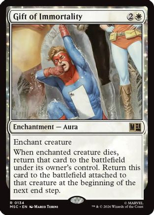Gift of Immortality (Surge Foil)  [Commander: Marvel Super Heroes] Foil
